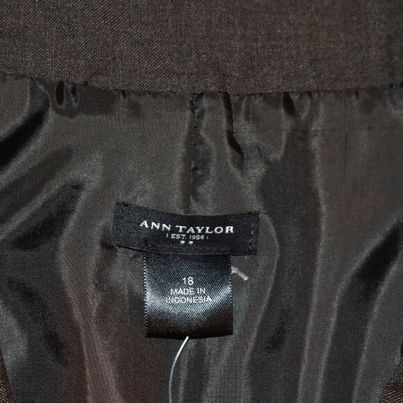 NWT Ann Taylor Wool Blend Blazer Sz 18 - Picture 4 of 7